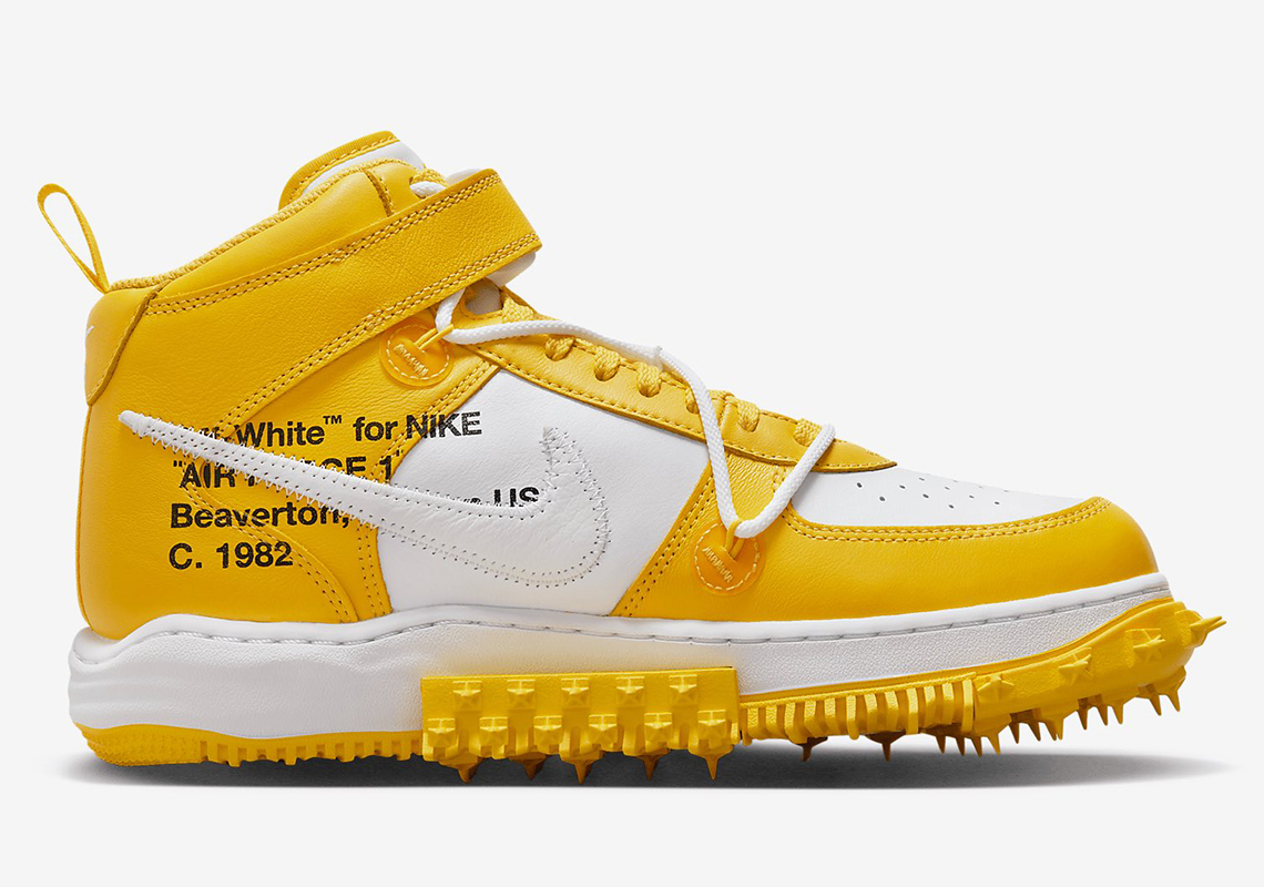 Off-White và Nike Ra Mắt Phiên Bản Air Force 1 Mid 'Varsity Maize' Sặc Sỡ - 3