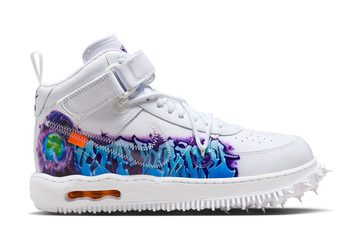 Off-White x Nike Air Force 1 Mid Graffiti: Kế thừa di sản của Virgil Abloh - 2