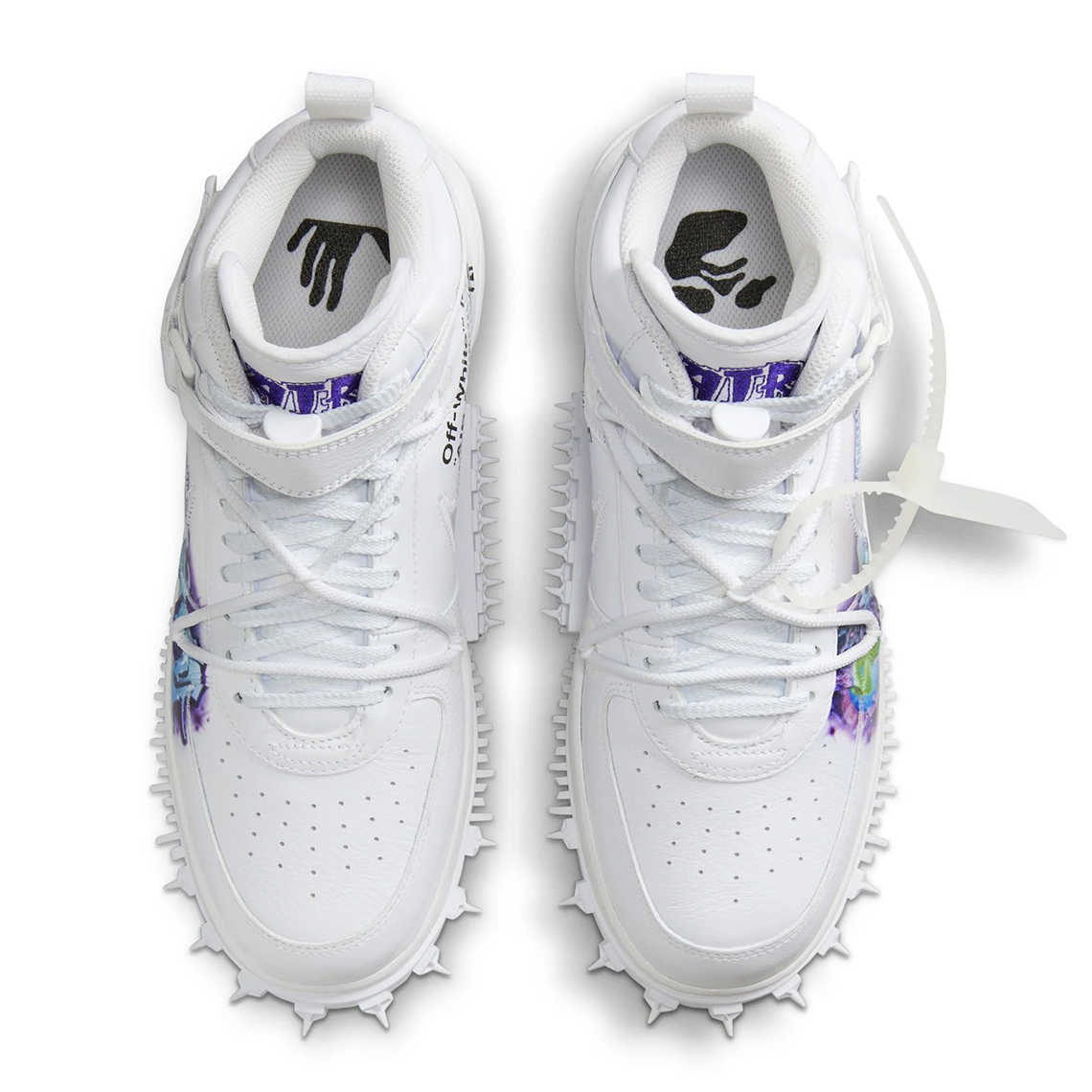 Off-White x Nike Air Force 1 Mid Graffiti: Kế thừa di sản của Virgil Abloh - 4