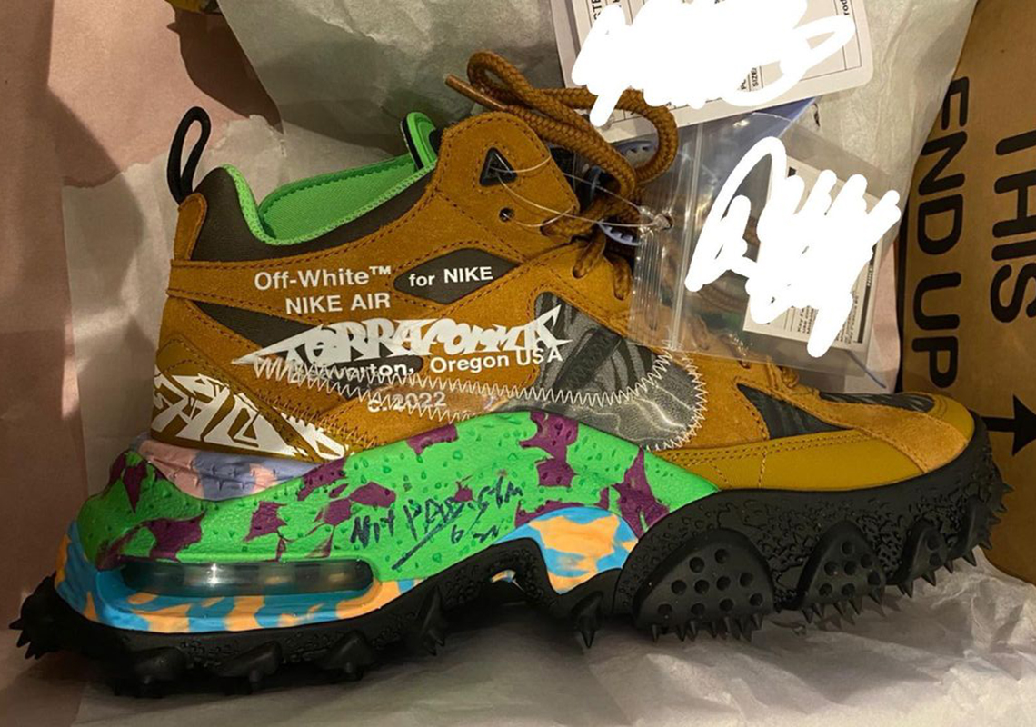 Off-White x Nike Air Terra Forma đượcra mắt với màu New Wheat - 1