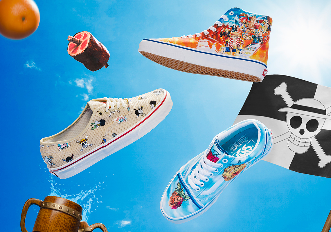 One Piece và Vans hợp tác tạo mẫu giày phù hợp với Vua cướp biển