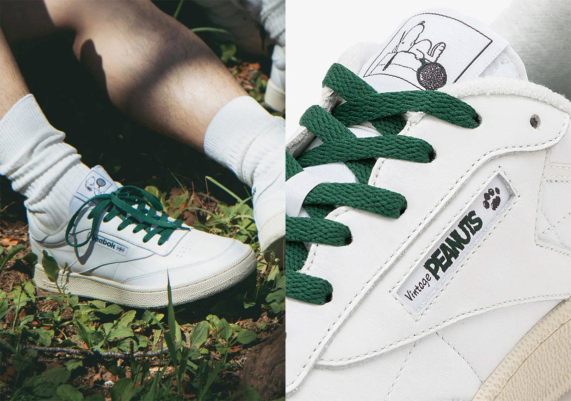 Peanuts x Reebok Club C: Bản Kết Hợp Độc Đáo Cho Người Hâm Mộ - 1