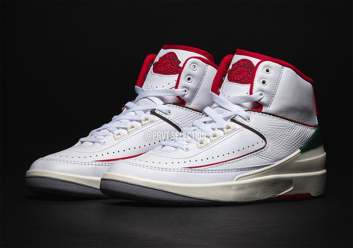 Phát hành đặc biệt: Air Jordan 2 White/Fire Red - Sự kết hợp tinh tế kỷ niệm nguồn gốc Ý - 1