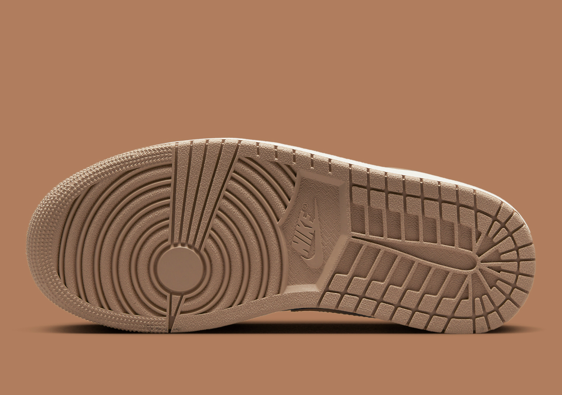 Phối màu Tan/Black chiếm lấy mẫu Air Jordan 1 Low nữ mới nhất - 6