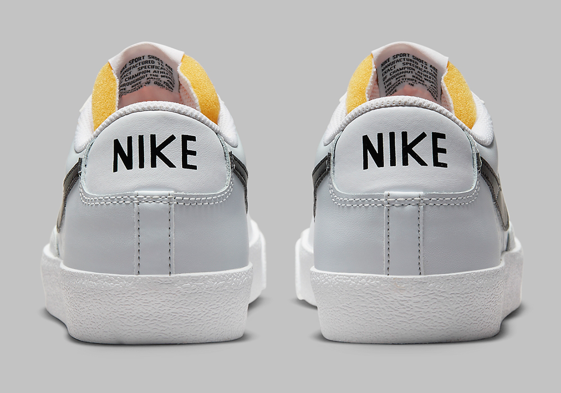 Phối màu trắng, xám và đen đơn giản nhưng linh hoạt xuất hiện trên Nike Blazer Low - 5