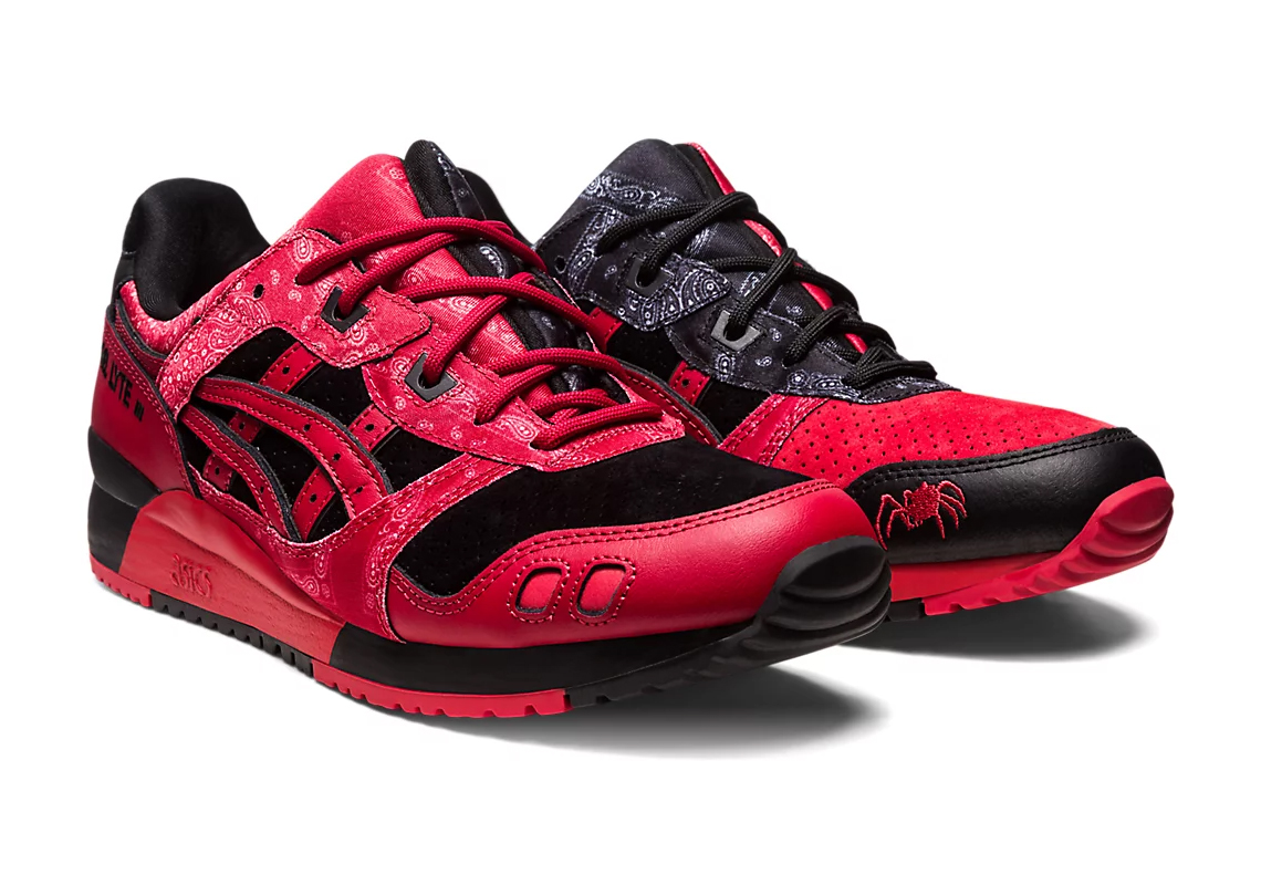 Phong cách riêng với mẫu sneaker ASICS GEL-Lyte III Black Red Bandana - 2
