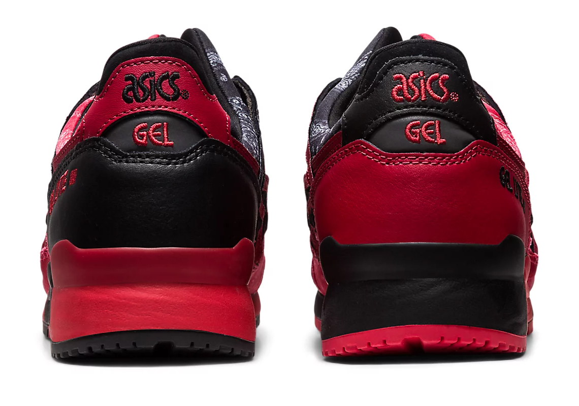 Phong cách riêng với mẫu sneaker ASICS GEL-Lyte III Black Red Bandana - 6