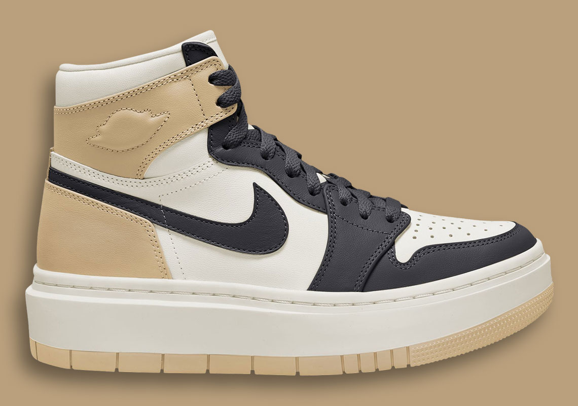 Phong cách Tan và Black Toe xuất hiện trên Air Jordan 1 High Elevate - 1