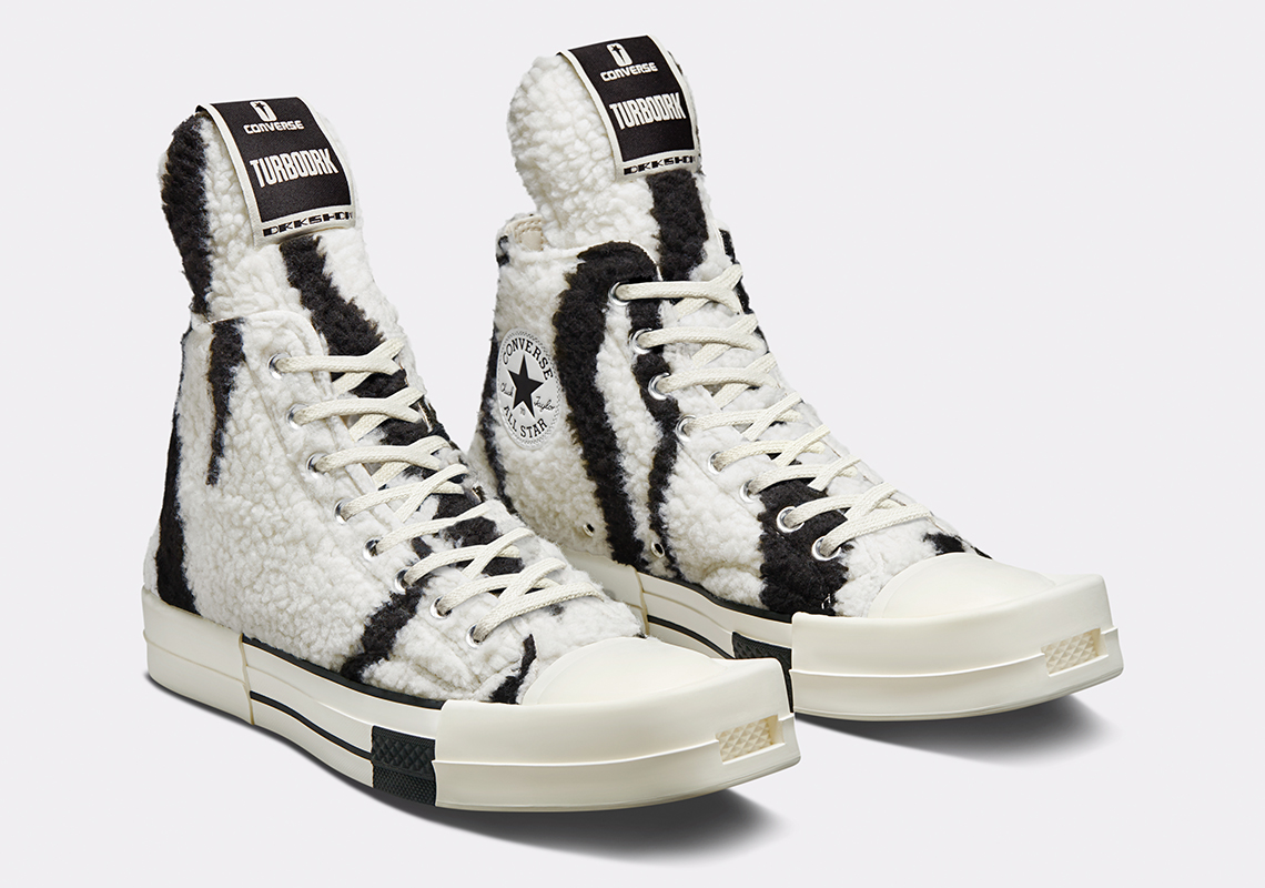 Rick Owens đã mang họa tiết ngựa vằn lên Converse x DRKSHDW TURBODRK Chuck 70 - 1