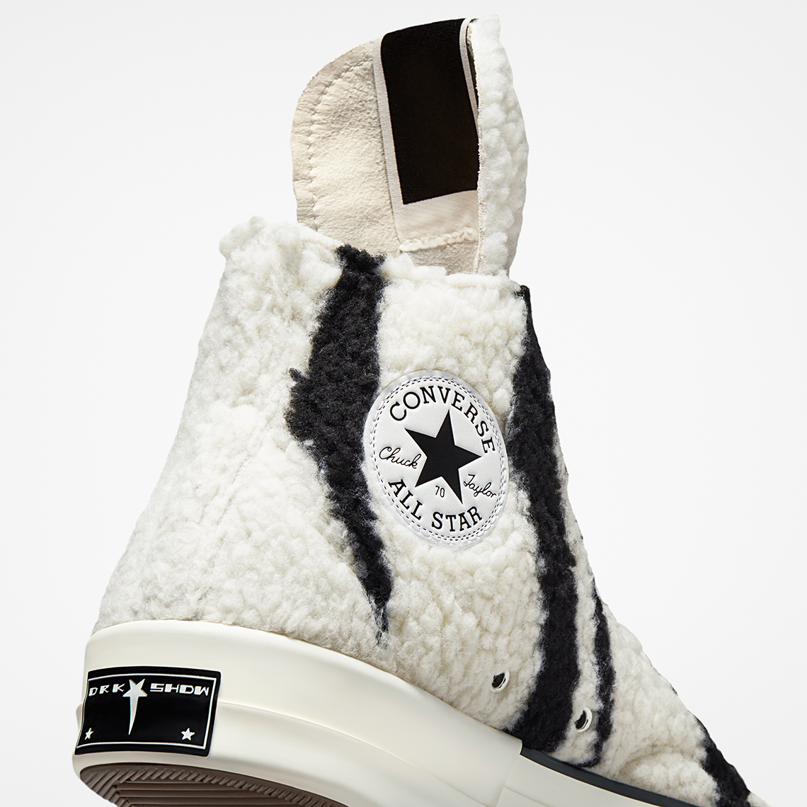Rick Owens đã mang họa tiết ngựa vằn lên Converse x DRKSHDW TURBODRK Chuck 70 - 9