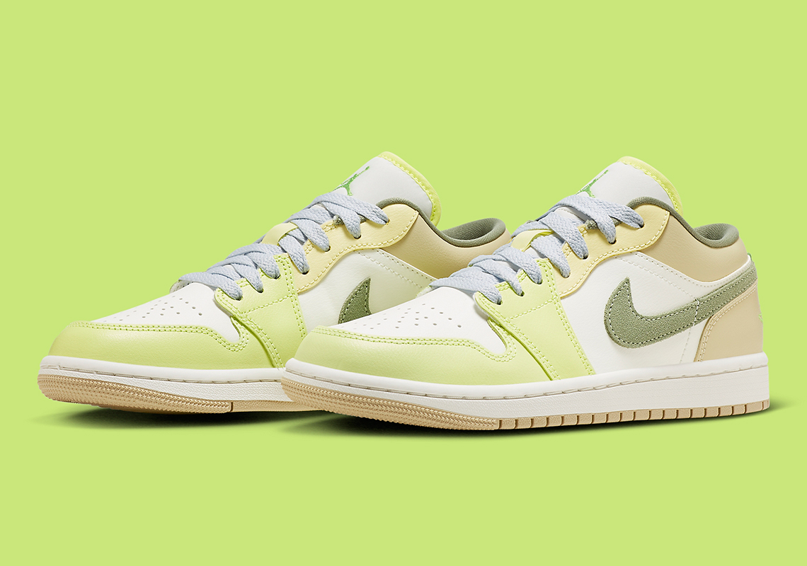 Sắc xanh mùa xuân hình thành trên Air Jordan 1 low - 2