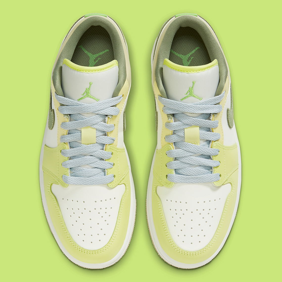 Sắc xanh mùa xuân hình thành trên Air Jordan 1 low - 4