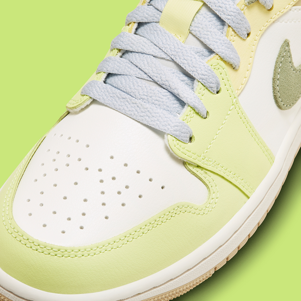 Sắc xanh mùa xuân hình thành trên Air Jordan 1 low - 8