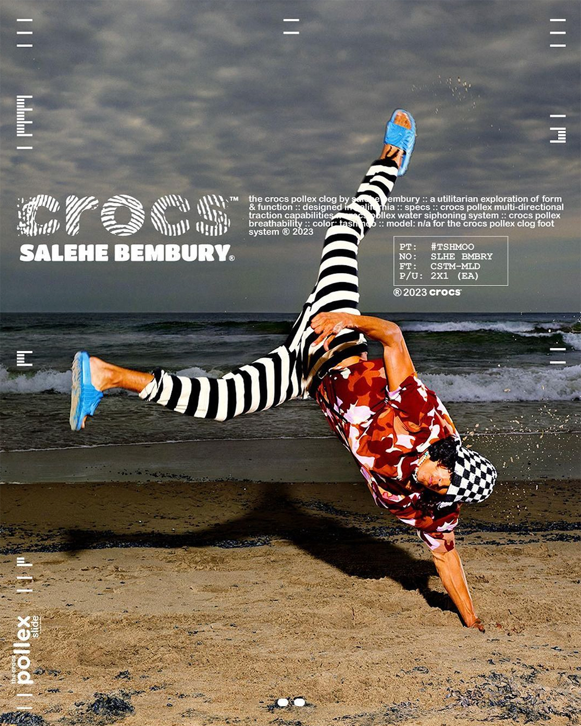 Salehe Bembury và Crocs tiếp tục đem đến màu sắc bùng nổ với bộ sưu tập Pollex Slide - 4