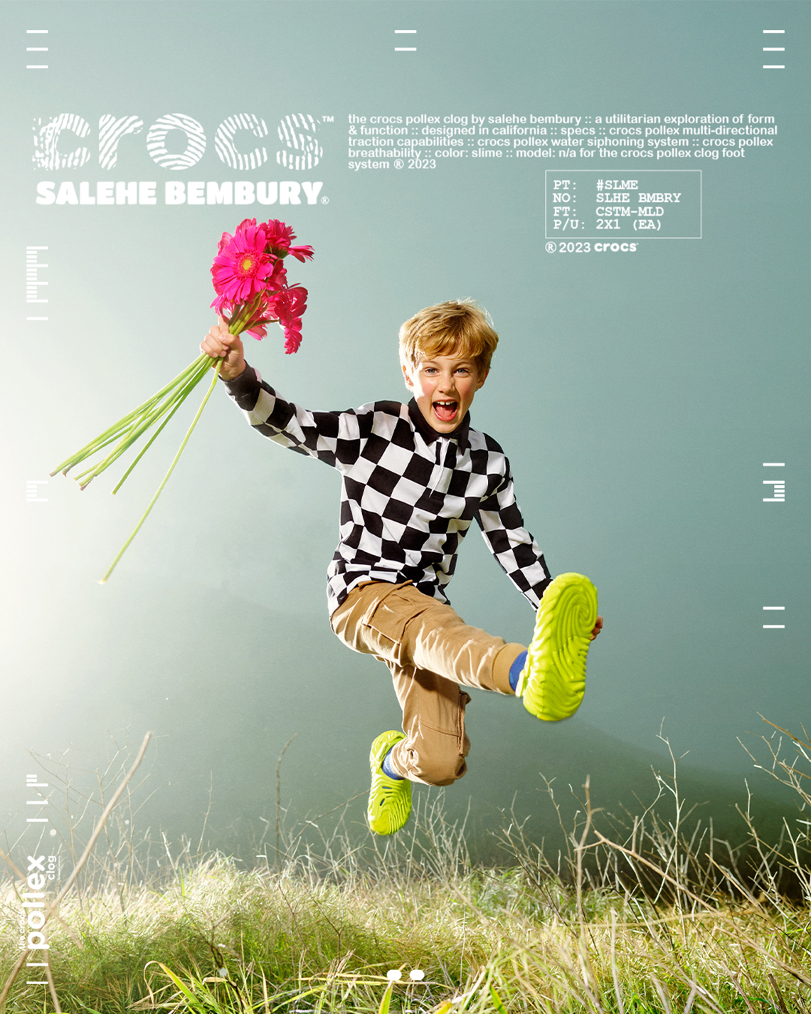 Salehe Bembury và Crocs tiếp tục hợp tác: Bộ sưu tập Pollex Clog 'Slime' dành riêng cho trẻ em - 4