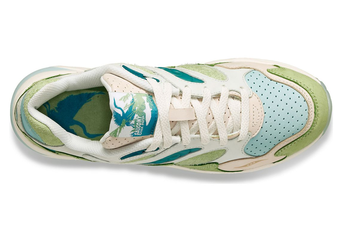 Saucony Grid Shadow 2 'Creek Marsh' - Màu Sắc Thuần Khiết Cho Mùa Thu - 4