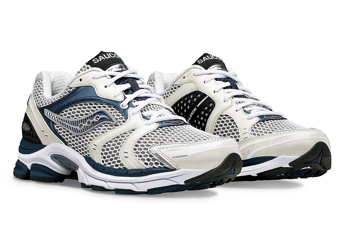 Saucony ProGrid Triumph 4 'White/Navy': Tinh Hoa Y2K Trở Lại! - 1