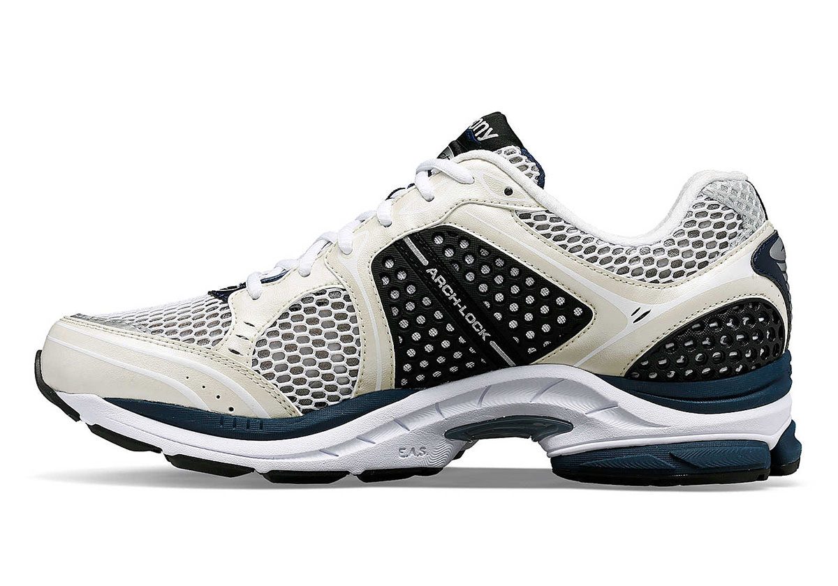 Saucony ProGrid Triumph 4 'White/Navy': Tinh Hoa Y2K Trở Lại! - 3