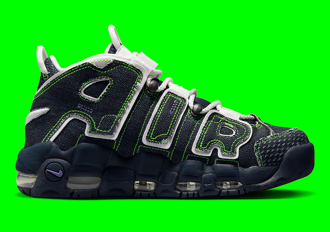Serena Williams Design Crew x Nike Air More Uptempo được bao phủ bởi vải denim - 3
