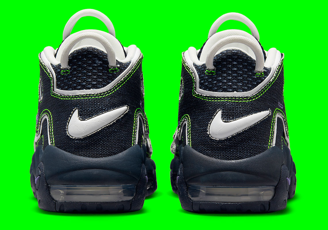 Serena Williams Design Crew x Nike Air More Uptempo được bao phủ bởi vải denim - 5