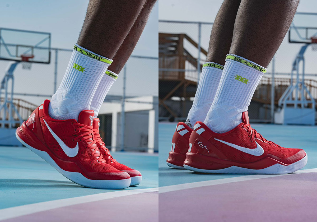 Siêu Phẩm Mới: Nike Kobe 8 Protro University Red Sắp Ra Mắt! - 6