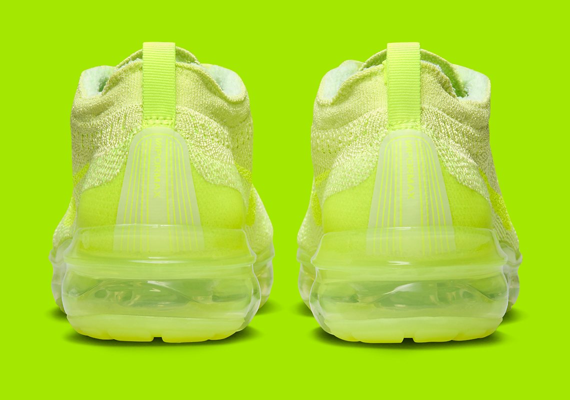 Sneaker Nike Vapormax 2023 Flyknit Light Lemon Twist: Màu volt sặc sỡ đầy năng lượng cho phong cách thời trang nổi bật - 5