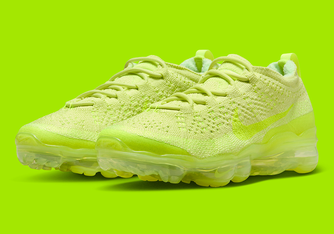 Sneaker Nike Vapormax 2023 Flyknit Light Lemon Twist: Màu volt sặc sỡ đầy năng lượng cho phong cách thời trang nổi bật