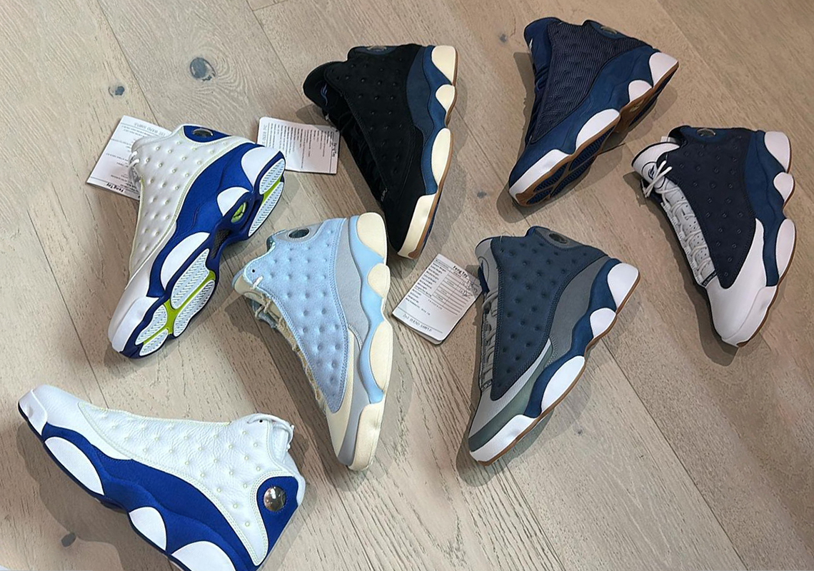 SoleFly và Air Jordan hợp tác ra mắt giày mới, Carlos Prieto chia sẻ những mẫu giày SoleFly x Air Jordan 13 chưa được tung ra thị trường. - 1