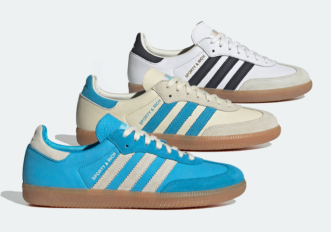 Sporty & Rich giới thiệu ba màu sắc tinh tế của giày adidas Samba OG