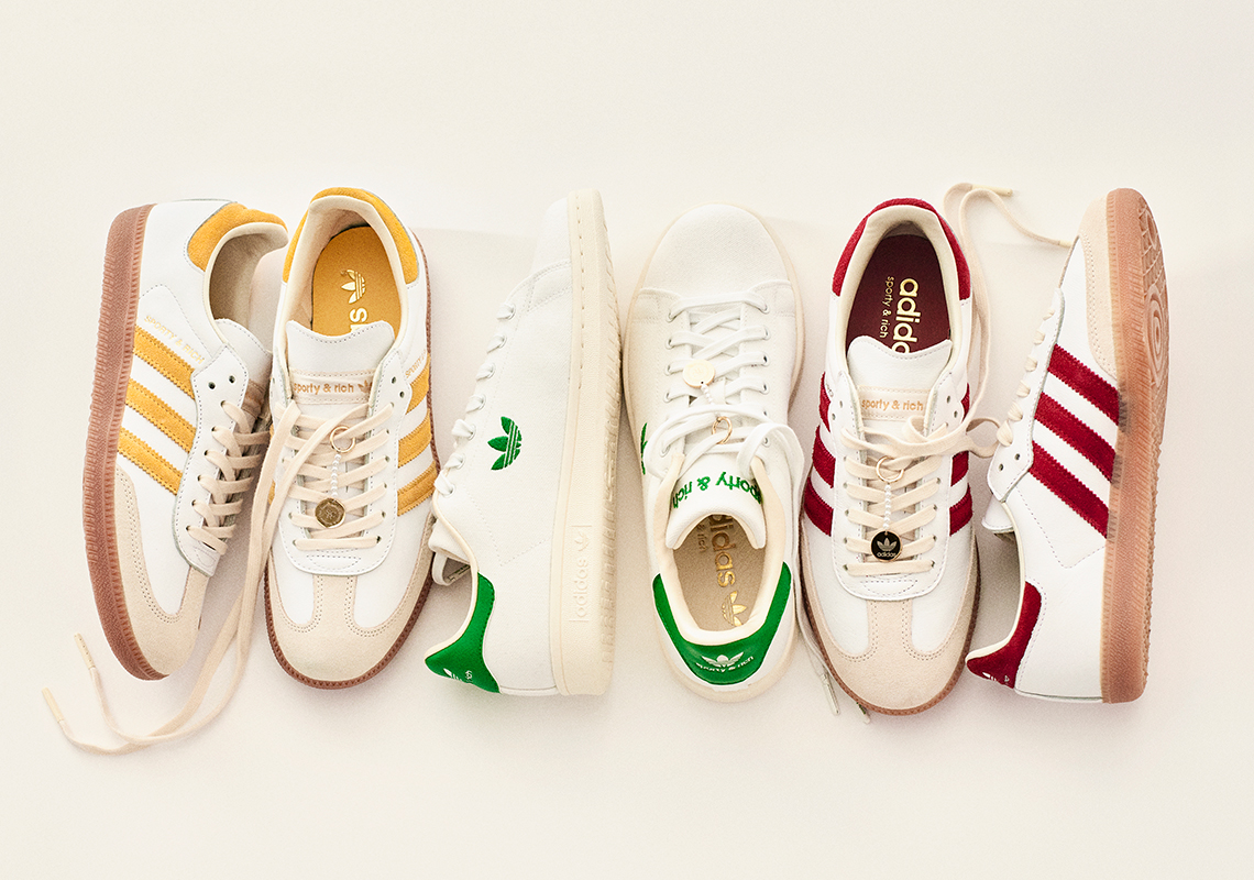 Sporty & Rich và adidas Hợp Tác Lần Thứ Ba: Màu Sắc Nổi Bật trên Samba và Stan Smith - 1