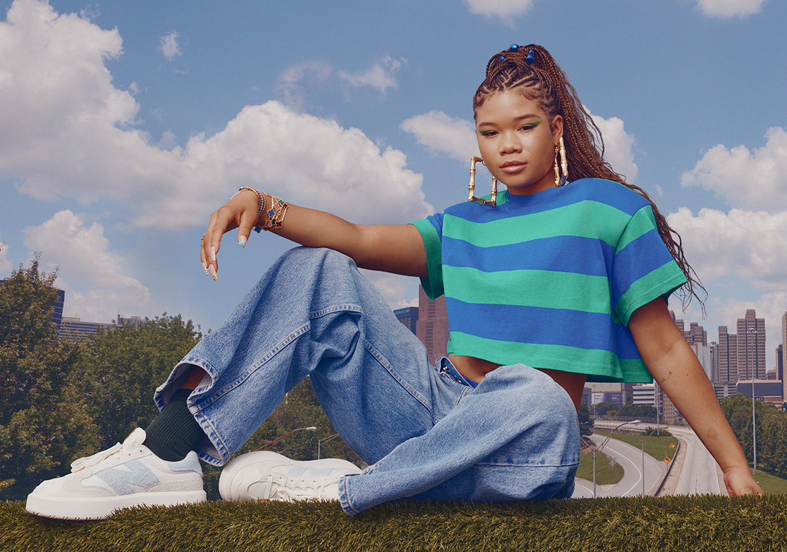 Storm Reid hợp tác với New Balance: Siêu sao trẻ thế hệ mới của Hollywood ra mắt giày sneaker độc đáo - 1