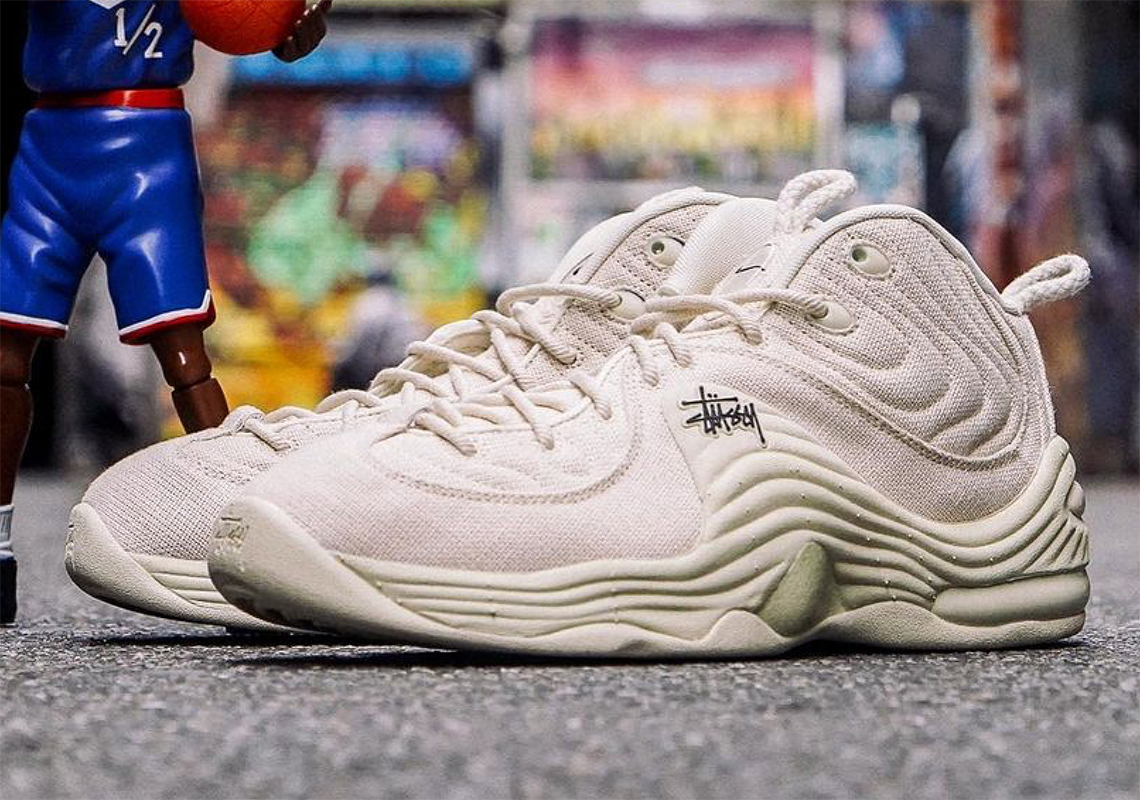 Stussy x Nike Air Penny 2 ra mắt màu Fossil thứ tư - 1