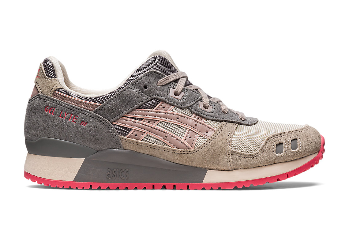 Sự kết hợp bột yến mạch và màu nâu vàng tô điểm cho ASICS GEL-LYTE III - 1