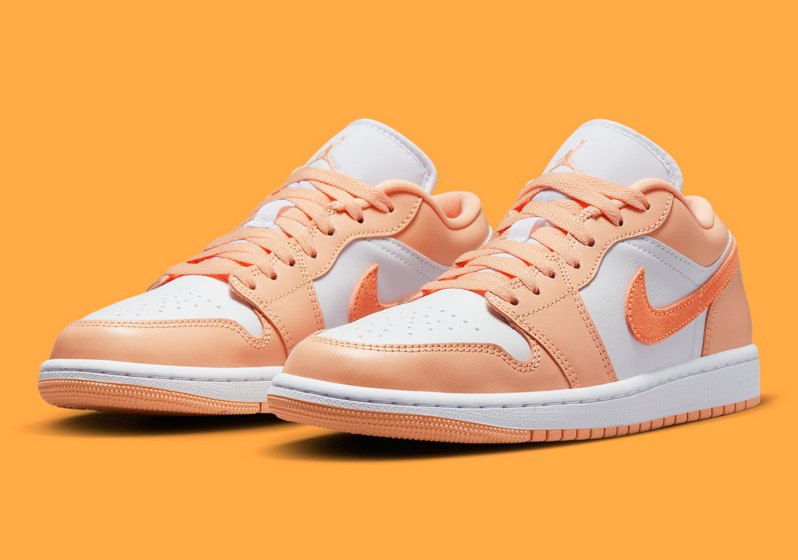 "Sunset Haze" gợi lên một thẩm mỹ mùa xuân trên  Air Jordan 1 Low quyền của cho nữ