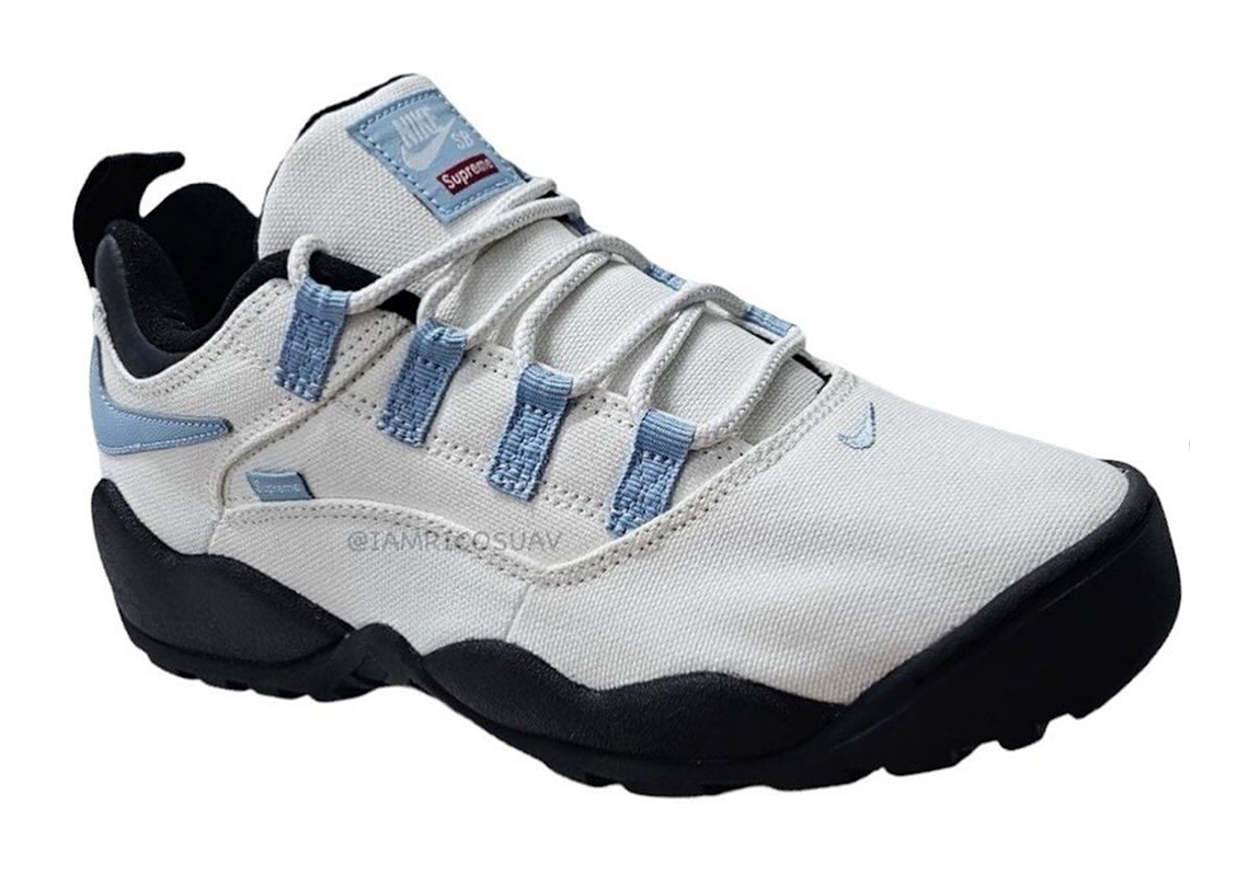 Supreme x Nike SB Air Darwin Low 'Sail': Sự Kết Hợp Đặc Biệt Cho Skateboarding - 5