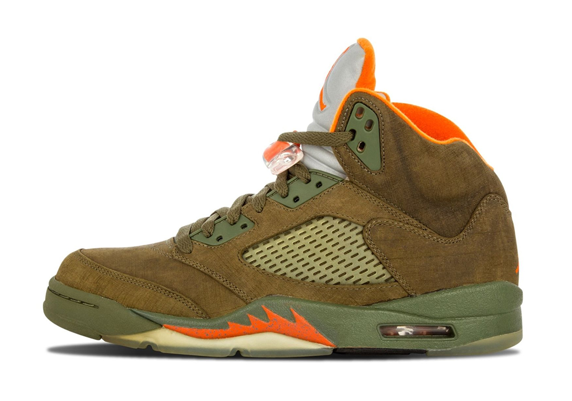 Tái xuất dự kiến của Air Jordan 5 Olive vào năm 2024 - 2
