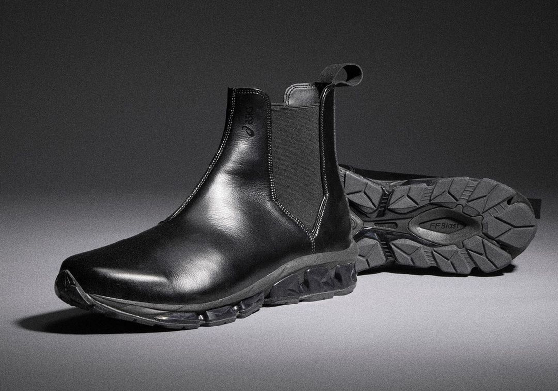 Takahimiyashita thesoloist. Và ASICS thêm đế  GEL-Quantum 360 vào đôi giày Chelsea Boot - 2