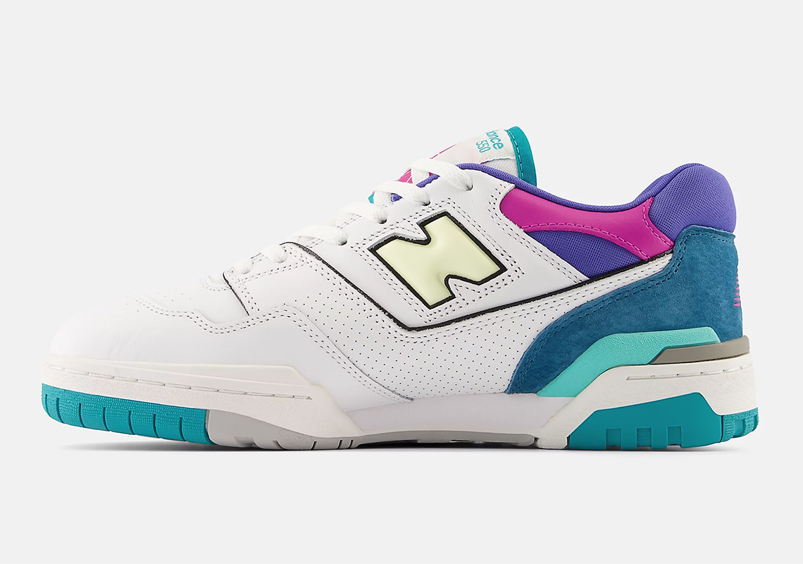 Teal, tím và màu hồng tạo điểm nhấn cho New Balance 550 sắp tới này - 3
