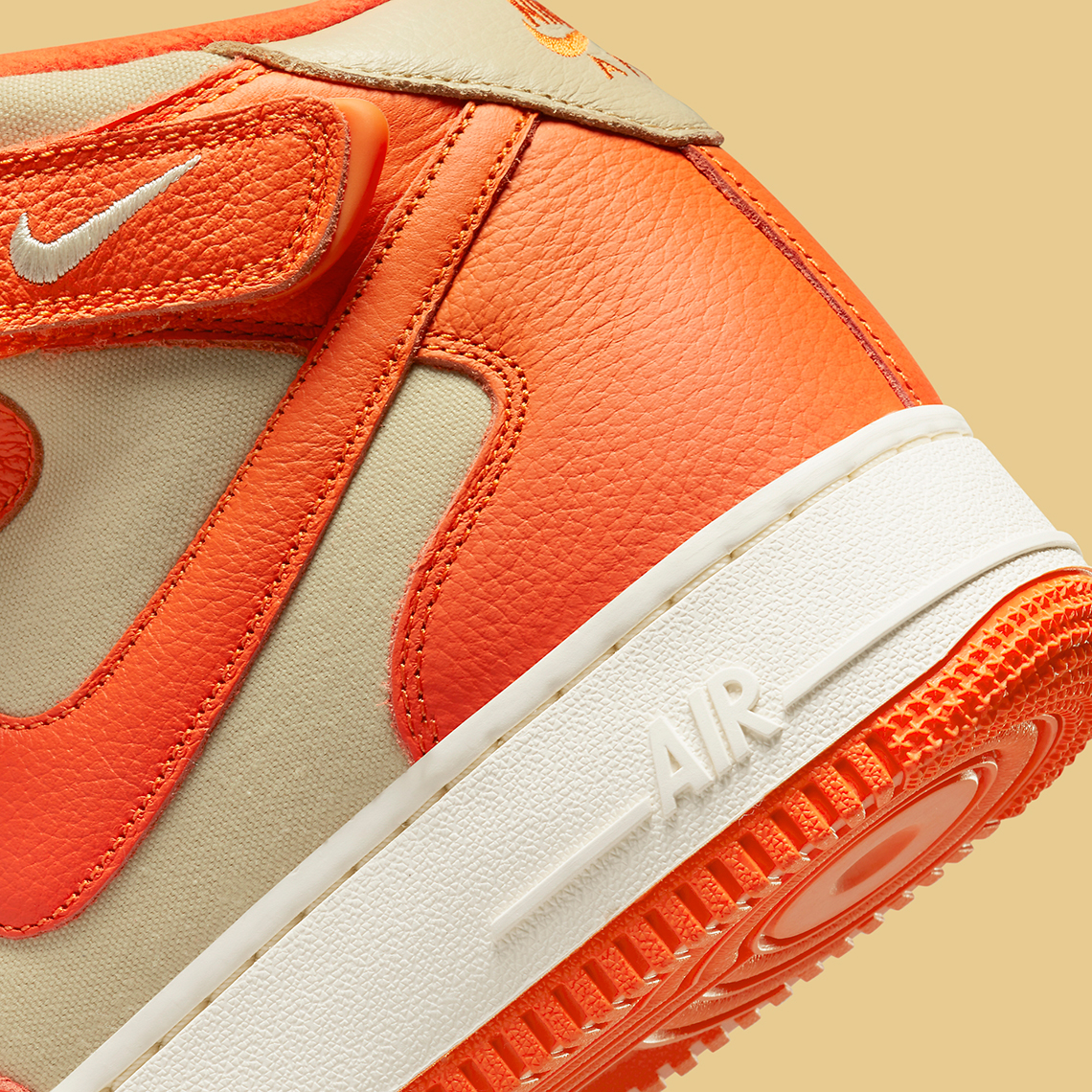Team Gold và Total Orange mang lại cảm xúc mùa thu cho Nike Air Force 1 Mid - 8
