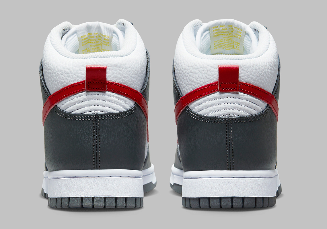 The Nike Dunk High Embossed xuất hiện màu xám đỏ - 5