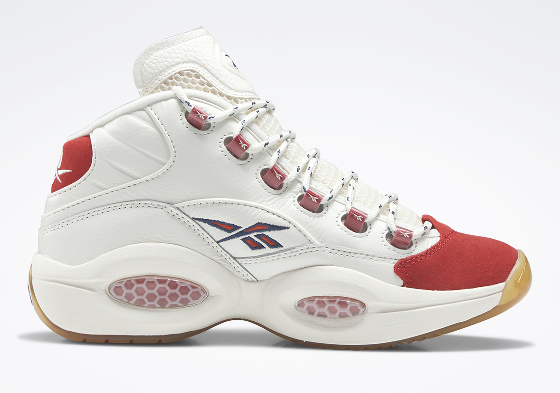 Thêm chút phong cách cổ điển với màu đỏ tươi trên giày Reebok Question. - 2