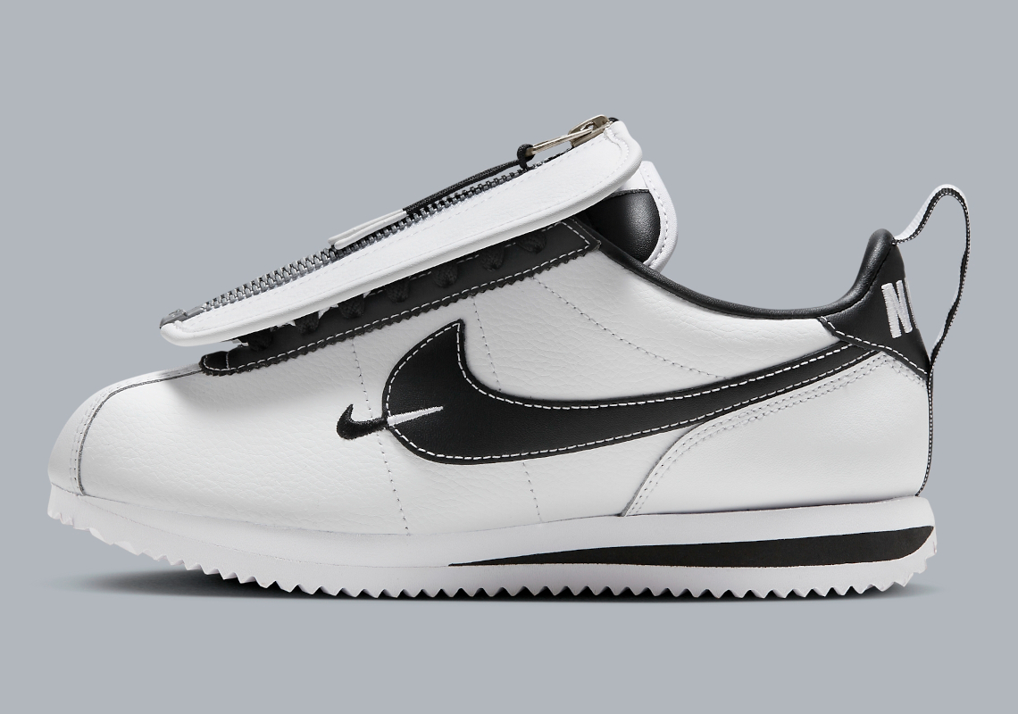 Thêm phụ kiện đính kèm với lưỡi gà trên Cortez của Nike. - 3