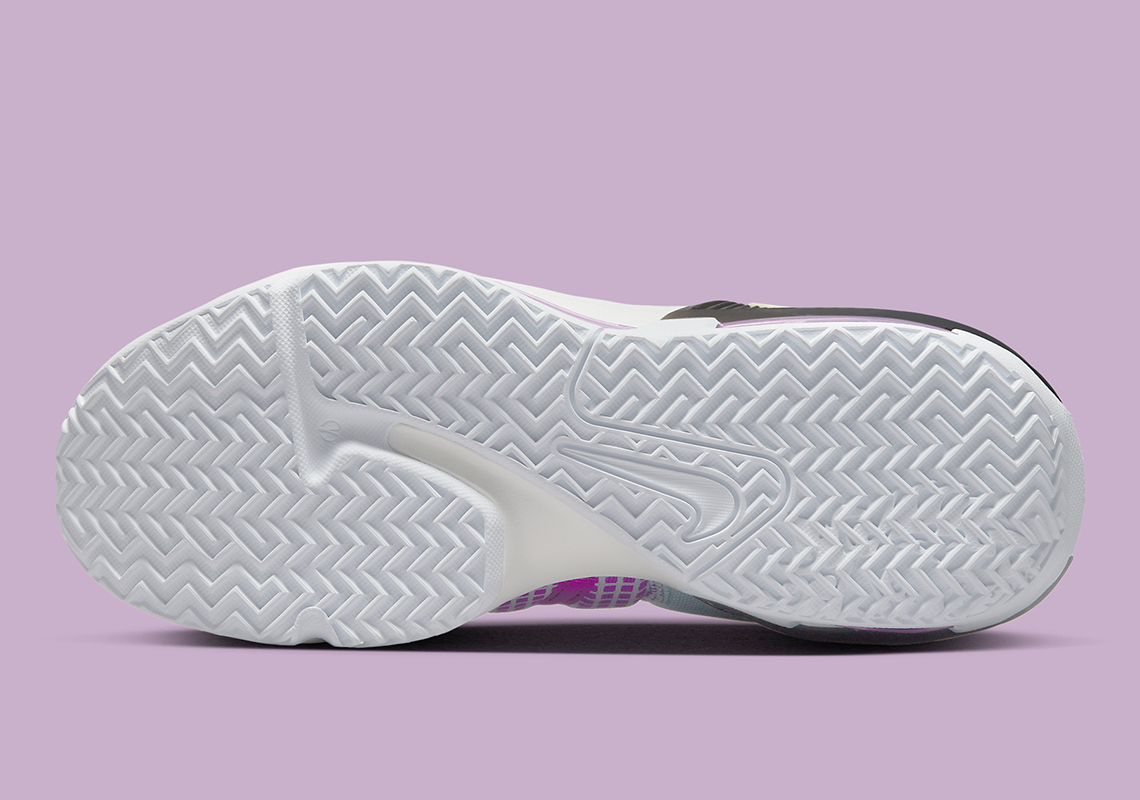 Tím và phấn màu làm sống động đôi giày Nike LeBron Witness 7 Purple Pastel - 4