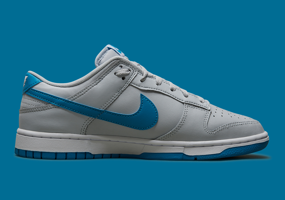 Tông màu xám và xanh kết hợp với nhau trên Nike Dunk Low mới nhất - 3