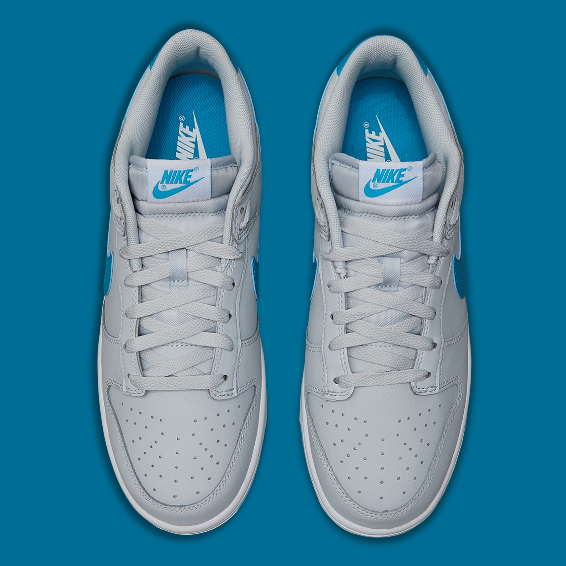 Tông màu xám và xanh kết hợp với nhau trên Nike Dunk Low mới nhất - 4