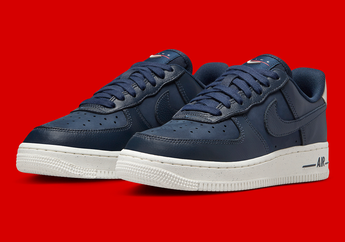Tổng quan chi tiết Nike Air Force 1 Low Navy/Red mới nhất - 2