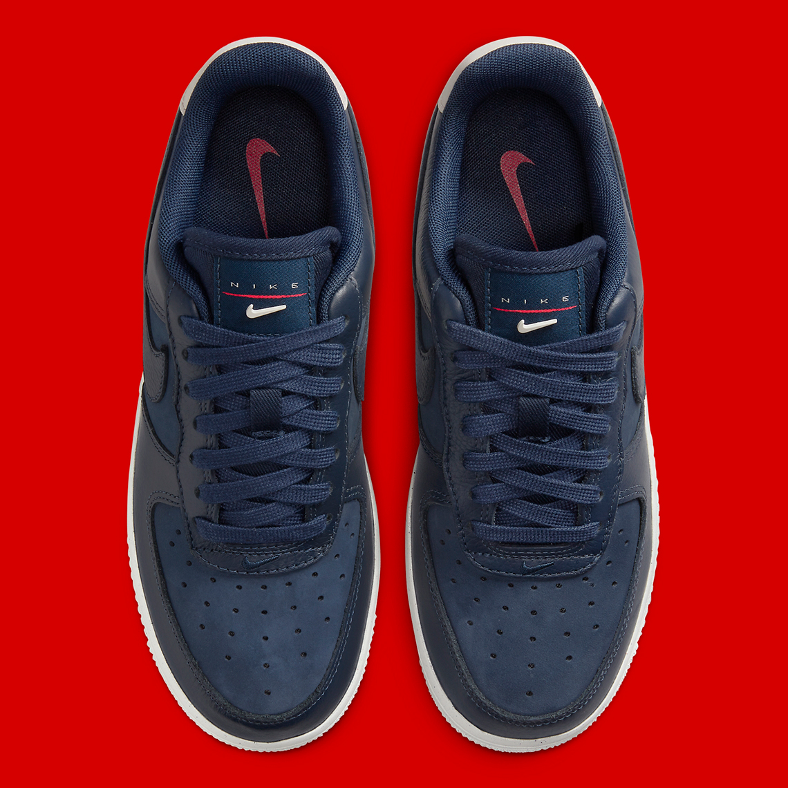 Tổng quan chi tiết Nike Air Force 1 Low Navy/Red mới nhất - 4