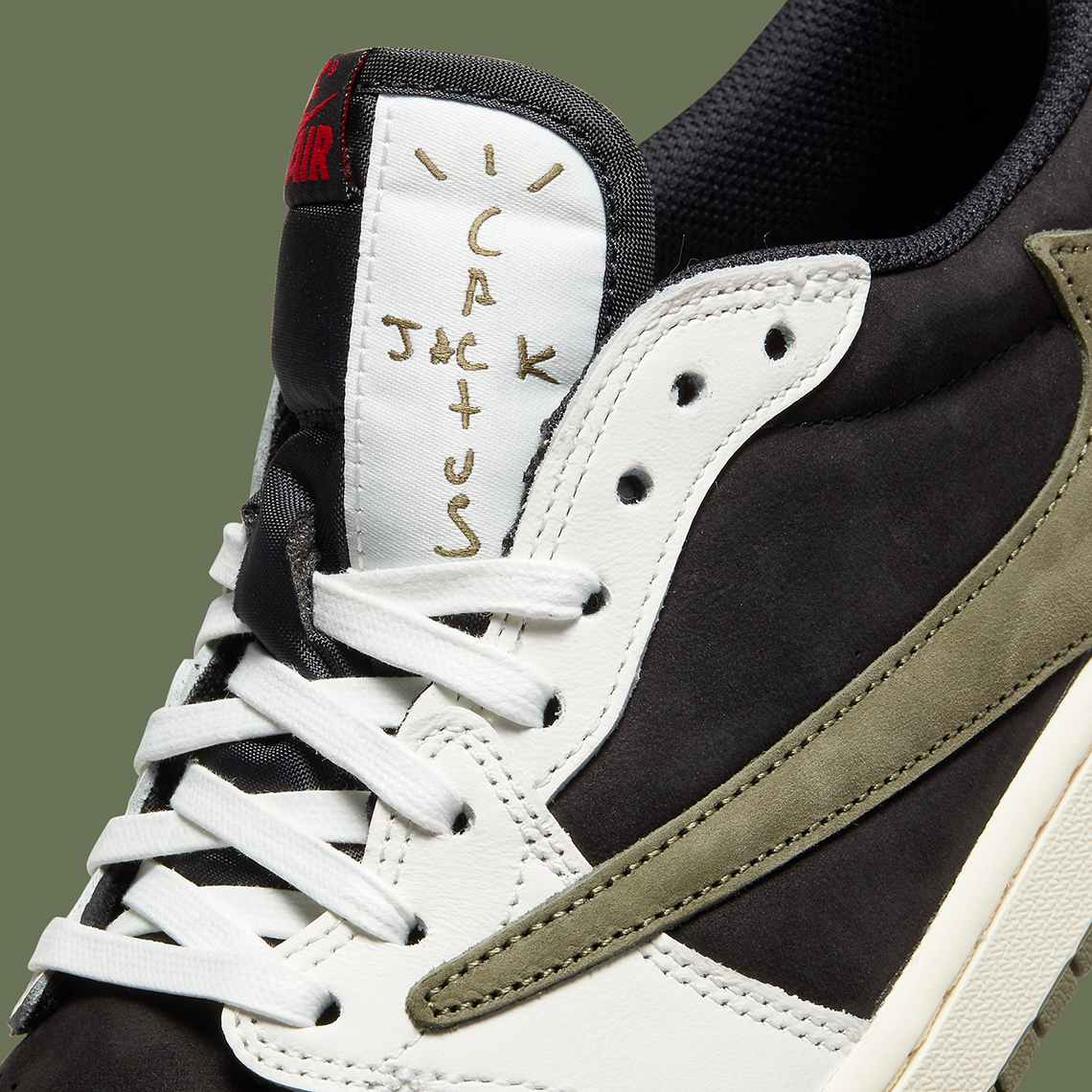 Travis Scott và Jordan Brand phối hợp phát hành đôi giày Air Jordan 1 Low mới: Olive - 10