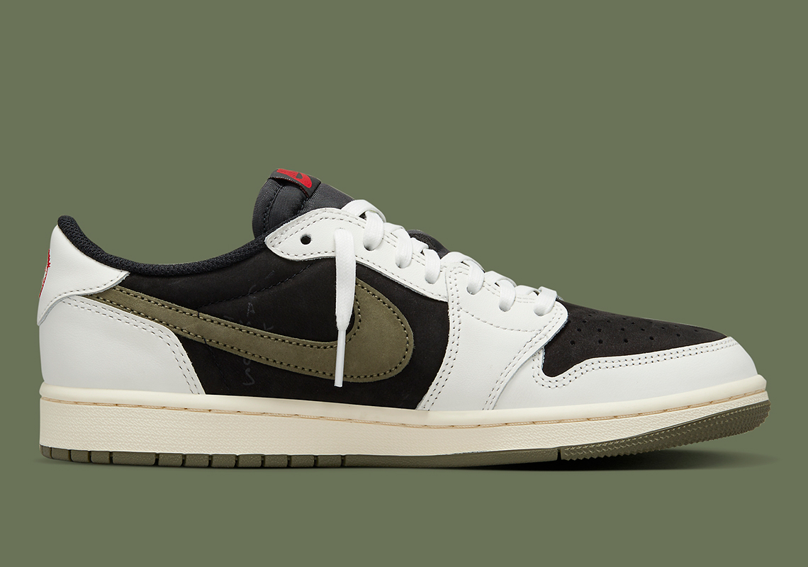 Travis Scott và Jordan Brand phối hợp phát hành đôi giày Air Jordan 1 Low mới: Olive - 4