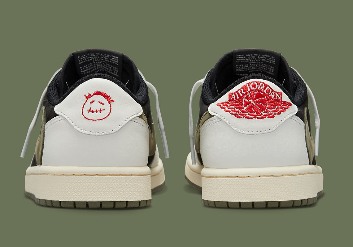 Travis Scott và Jordan Brand phối hợp phát hành đôi giày Air Jordan 1 Low mới: Olive - 5